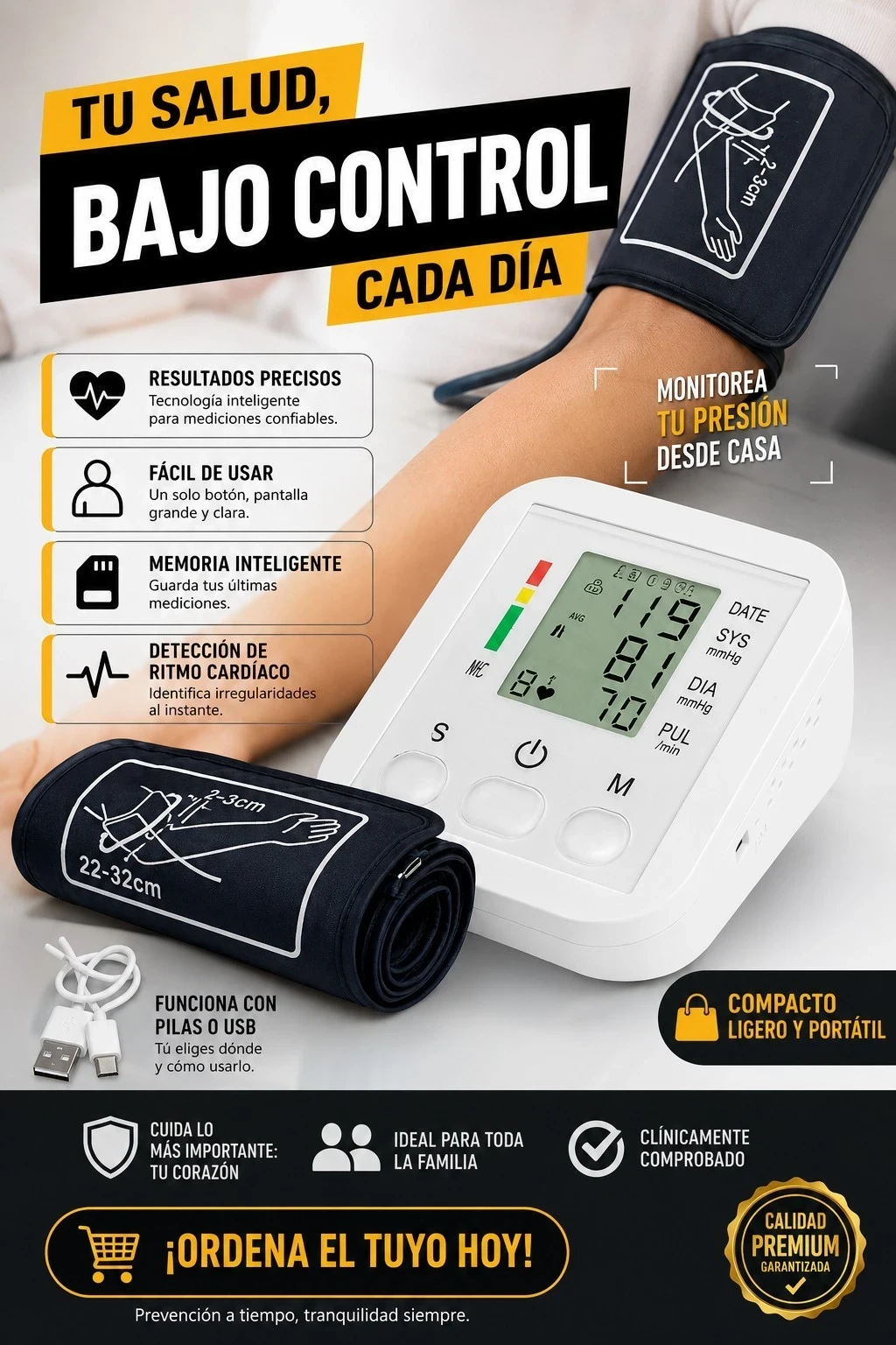 📲 MONITOR DE PRESIÓN ARTERIAL |  2