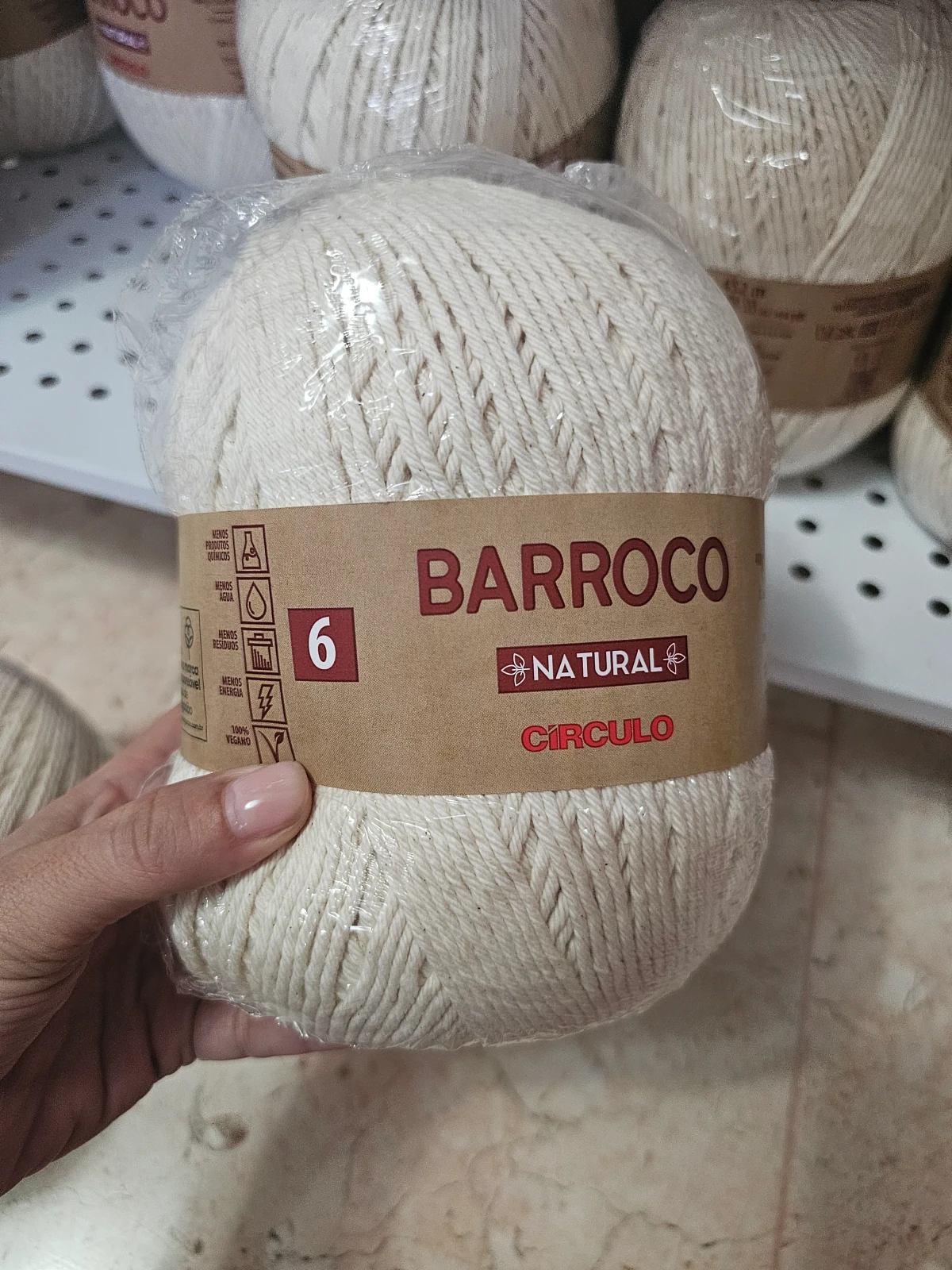 BARROCO NATURAL 6 de 400 gramos