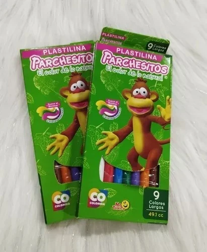 PLASTILINA PARCHESITOS LARGA 9 BARRAS 