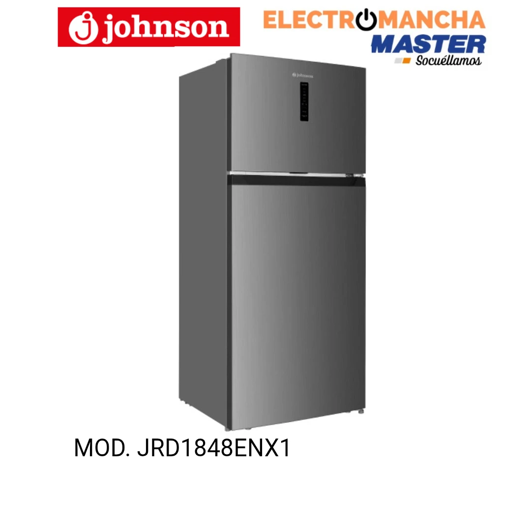 FRIGO 2 PUERTAS JOHNSON JRD1848ENX1 INOX 1,83*80 NO FROST CLASE E