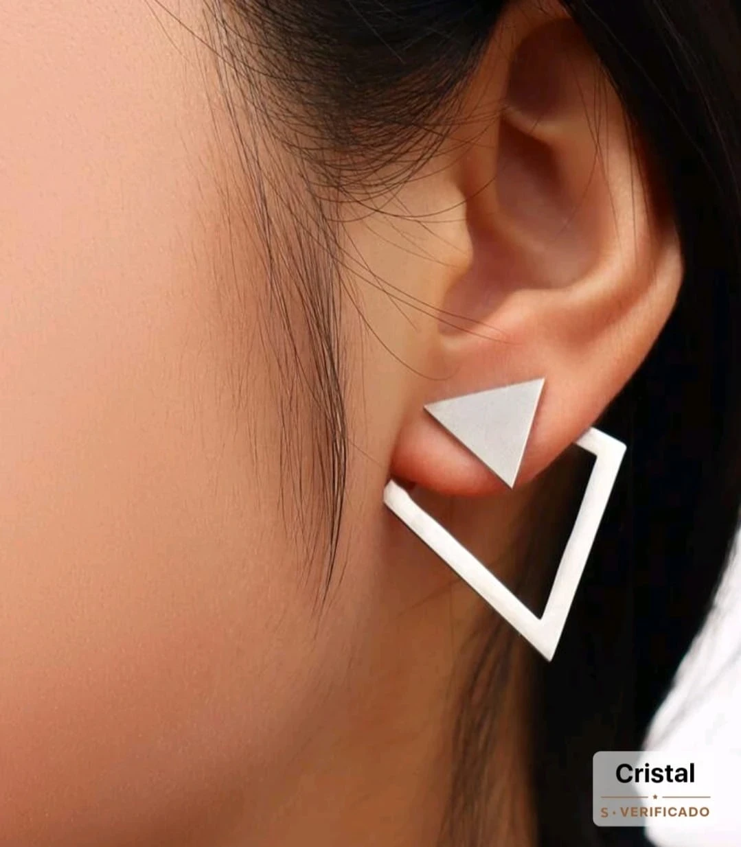 Pendientes chaqueta/ Triangulares 