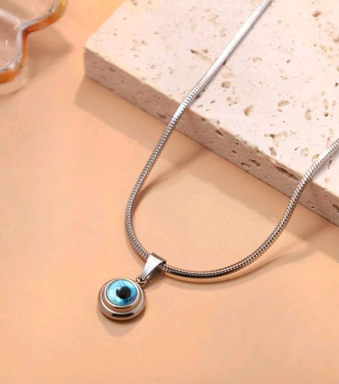 Collar colgante ojo de angel
