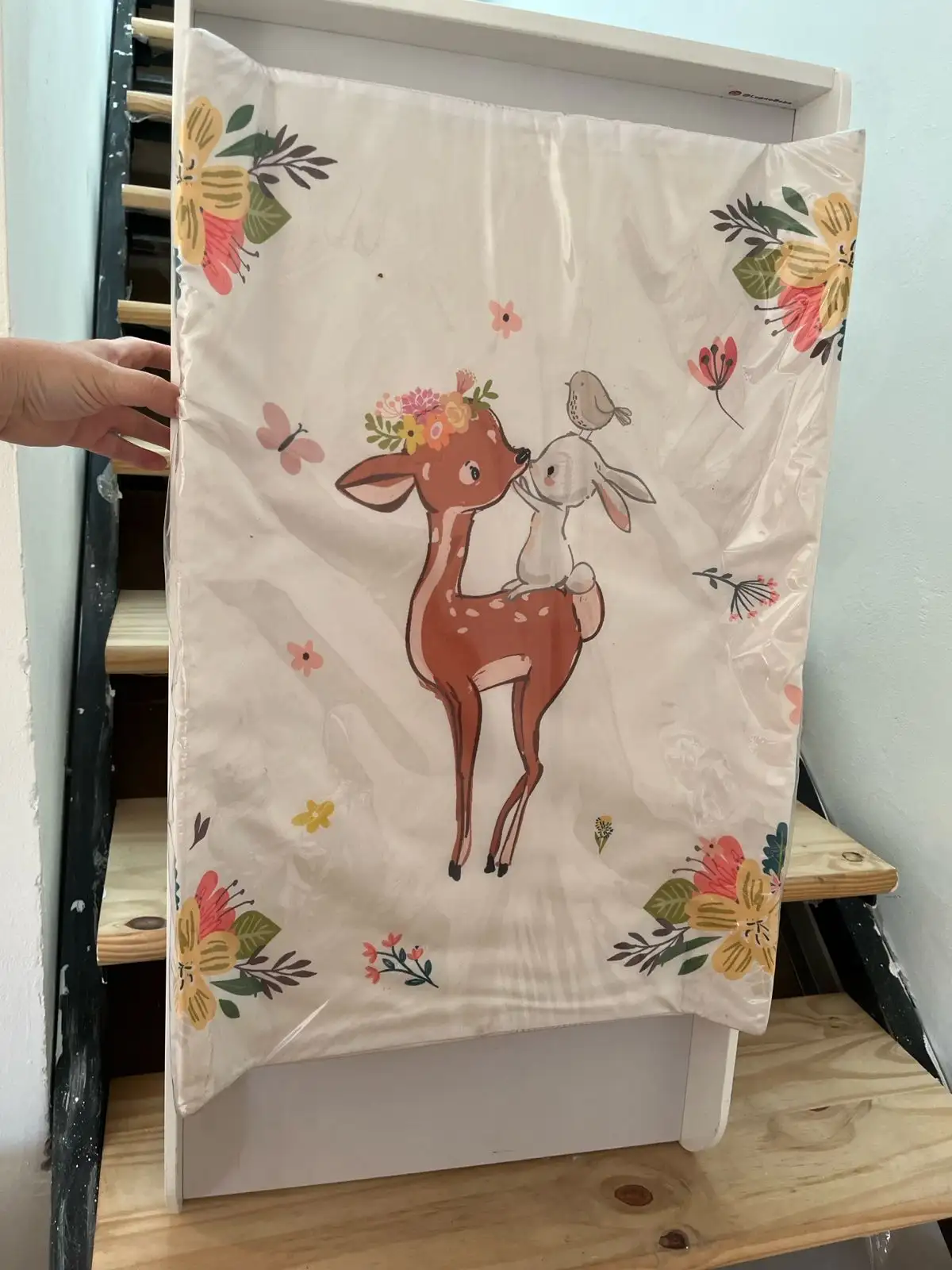 cambiador rígido sin uso 79 cm x 46.5 cm