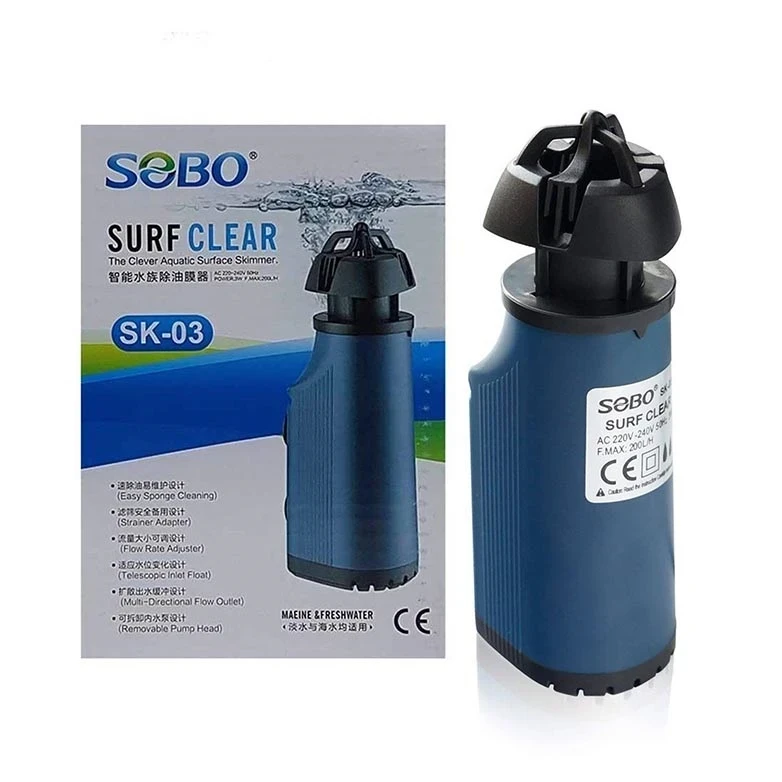 Filtro Interno Skimmer Sobo Sk-03 3w 220l/h