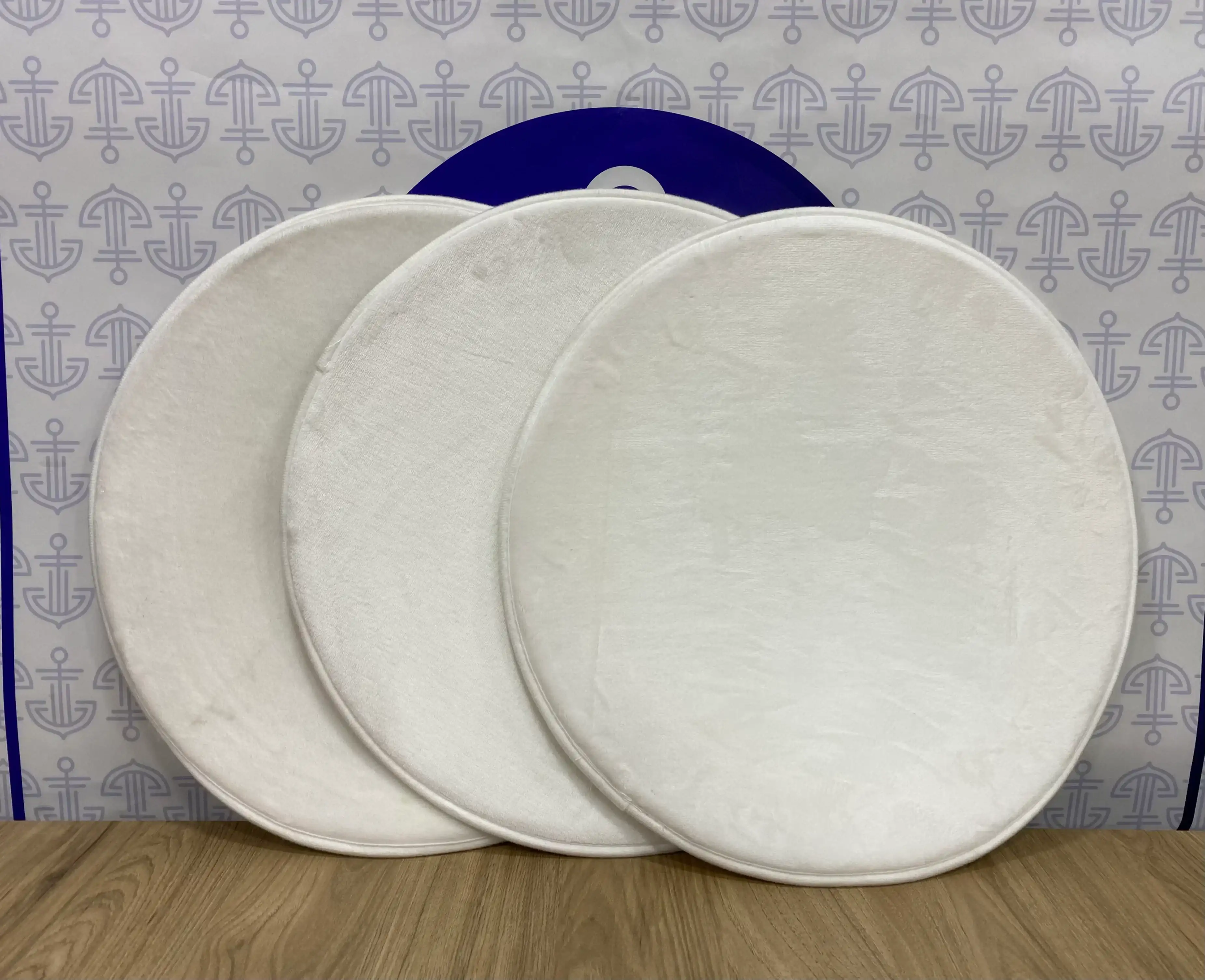 TAPETE SUBLIMABLE REDONDO BLANCO