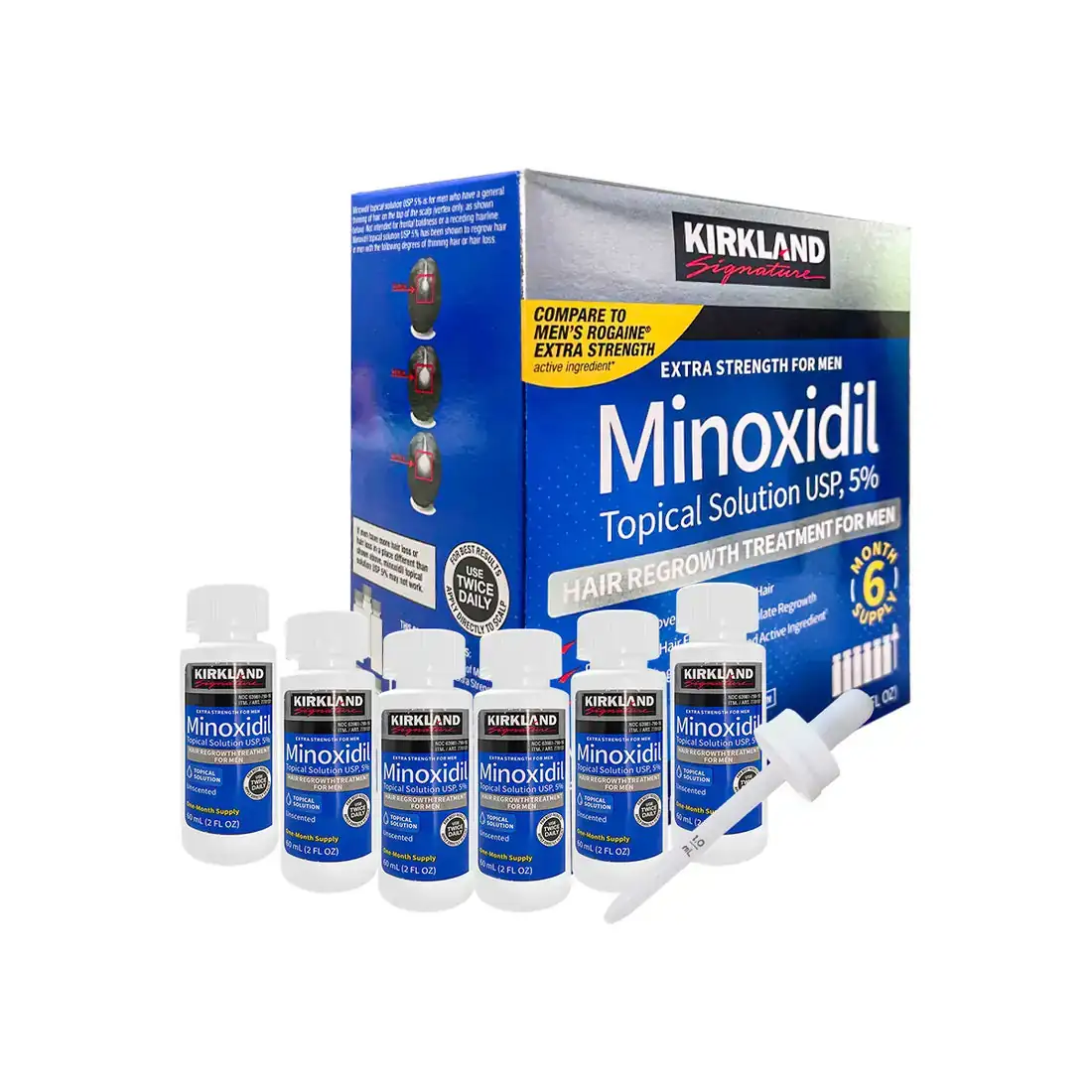 Caja sellada de Minoxidil 