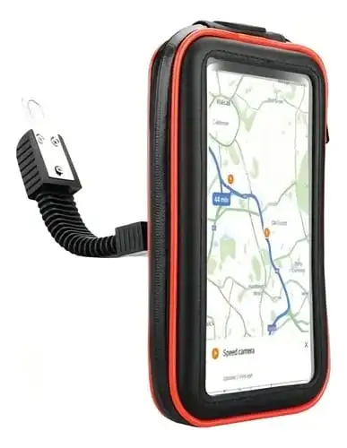 Soporte para celular impermeable de moto