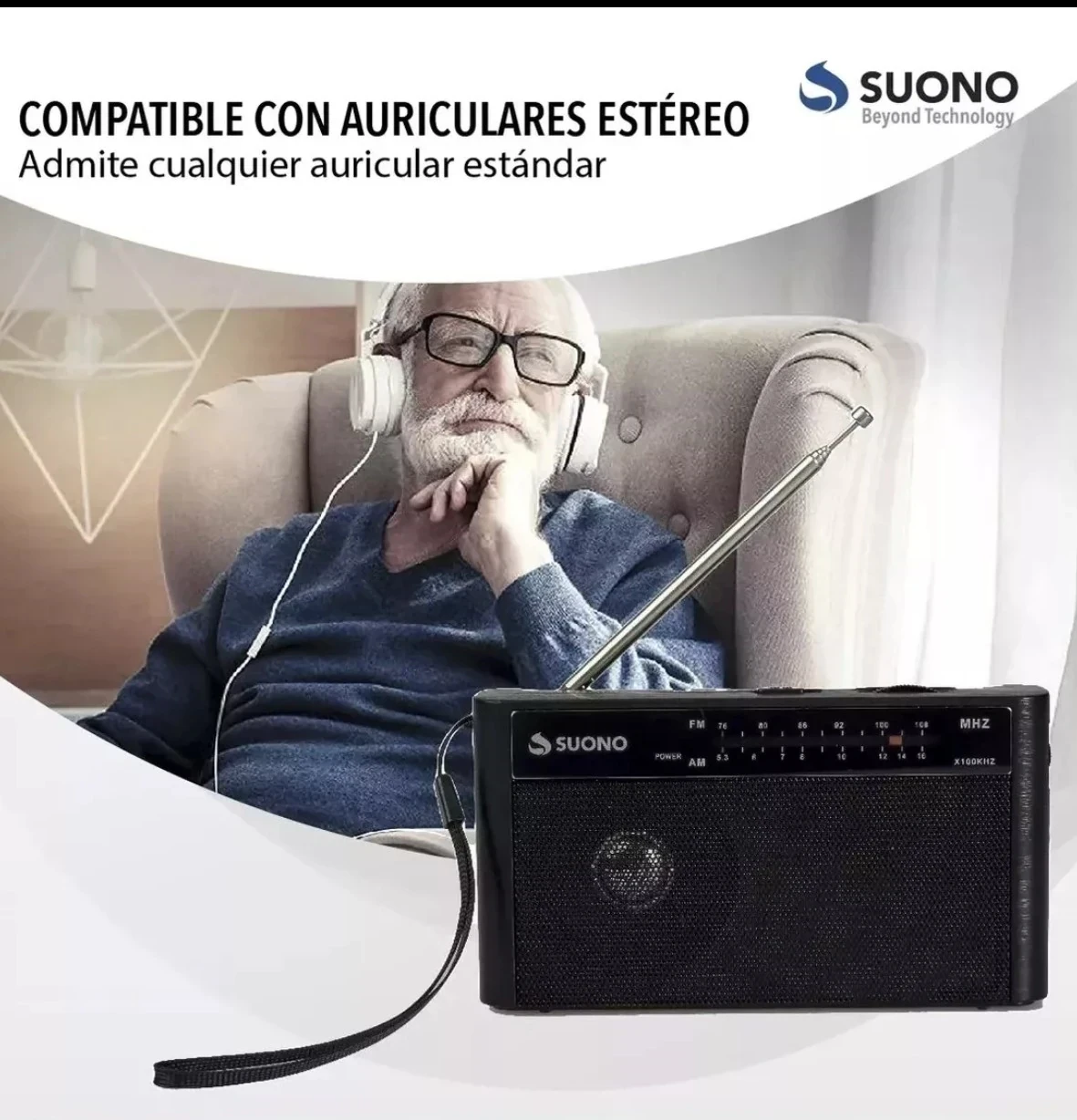 Radio portatil AM/FM chica 2