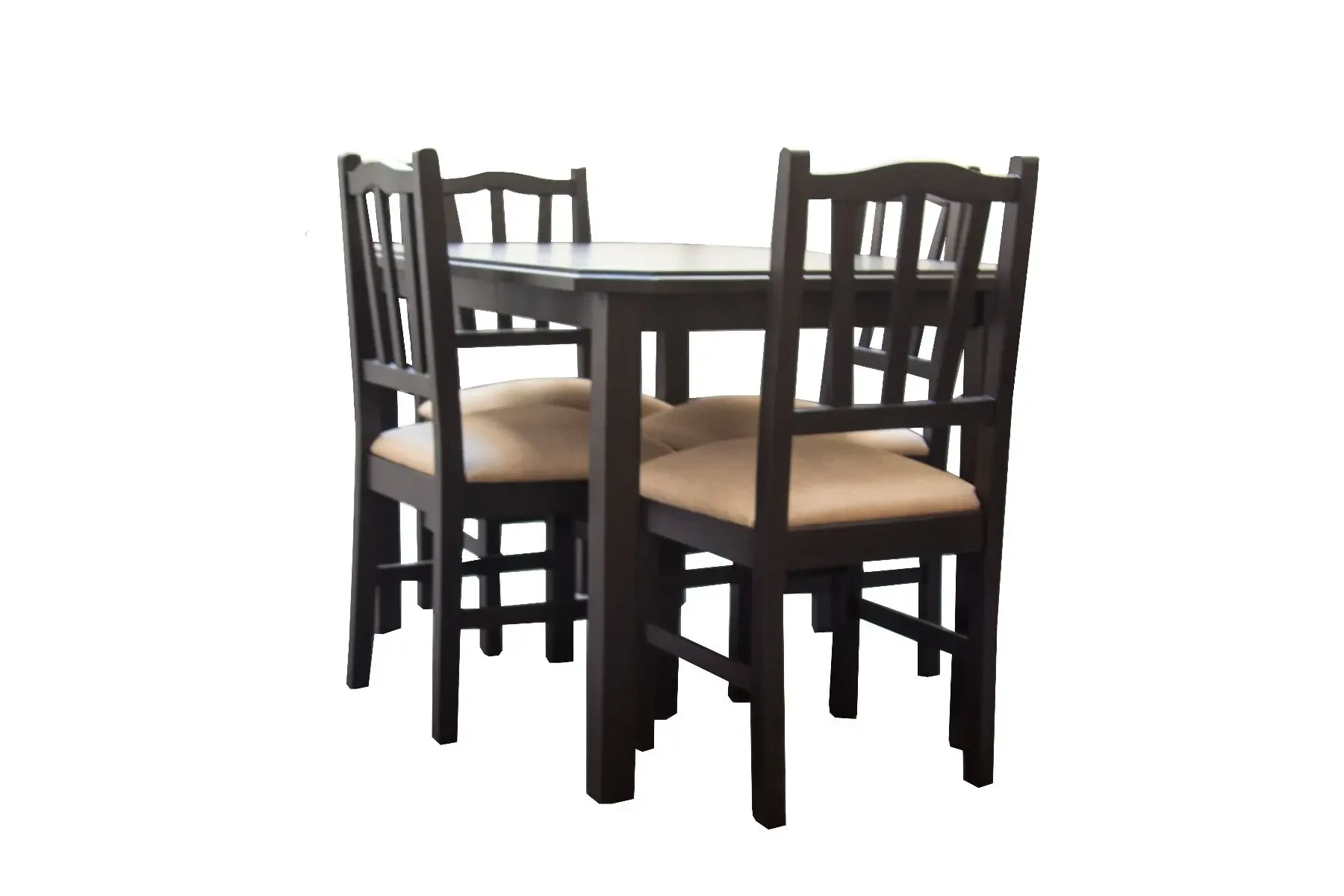 Juego de comedor Luna  Cuadrado 4 sillas