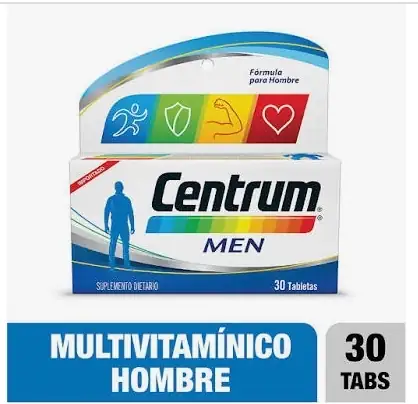 Centrum men 30 tabletas