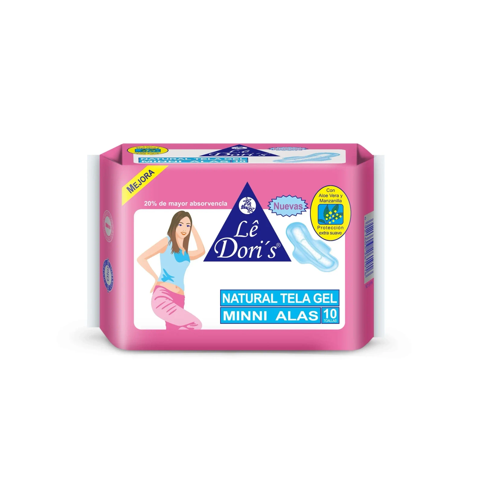 LE DORI'S  NATURAL TELA GEL  10und 