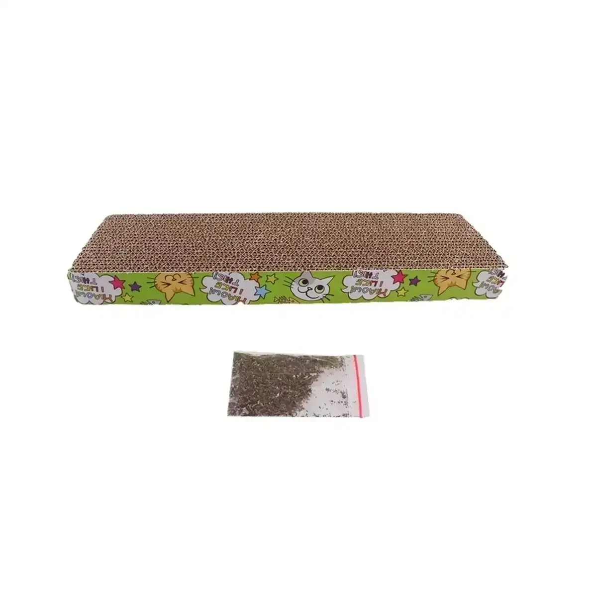 Rascador básico de cartón corrugado rectangular