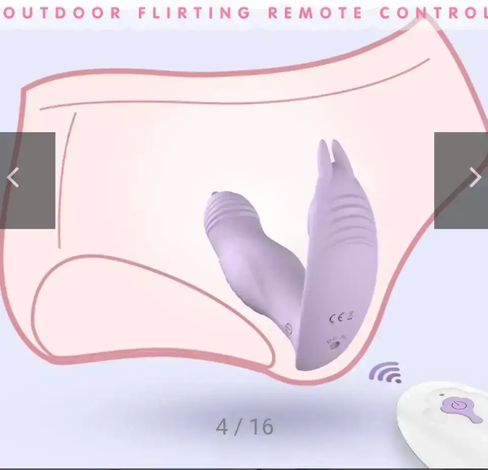 Vibrador pantaleta con control remoto  3