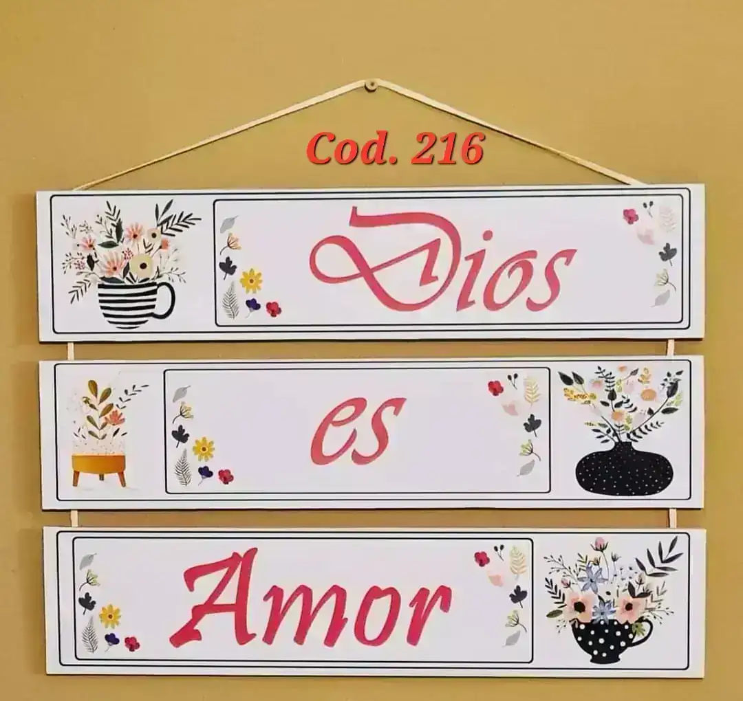 Cuadro chico x 3. Cód. 216