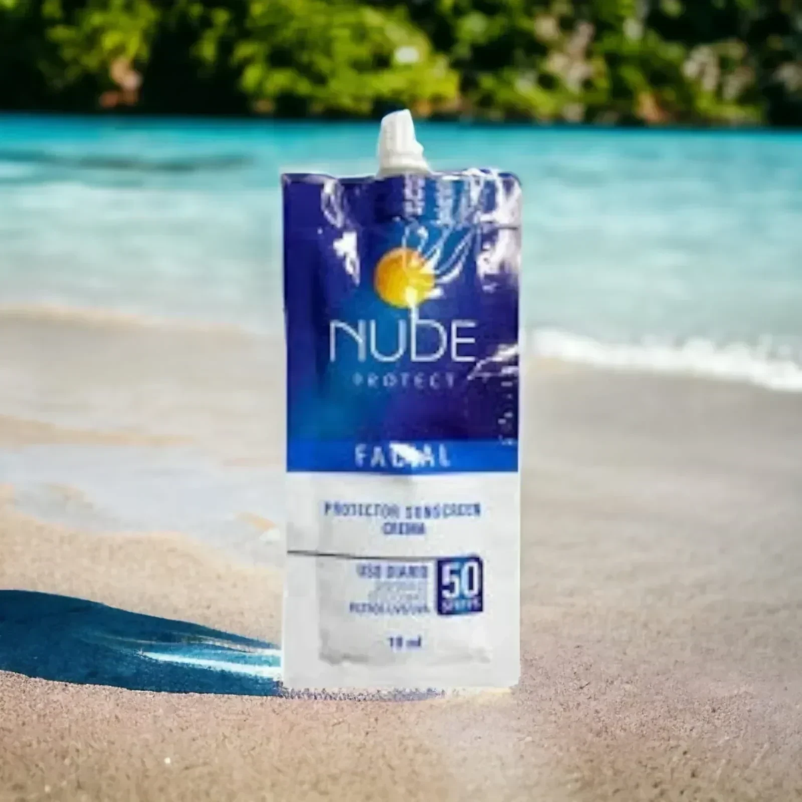 prebel nude protector solar 10 ml tapa