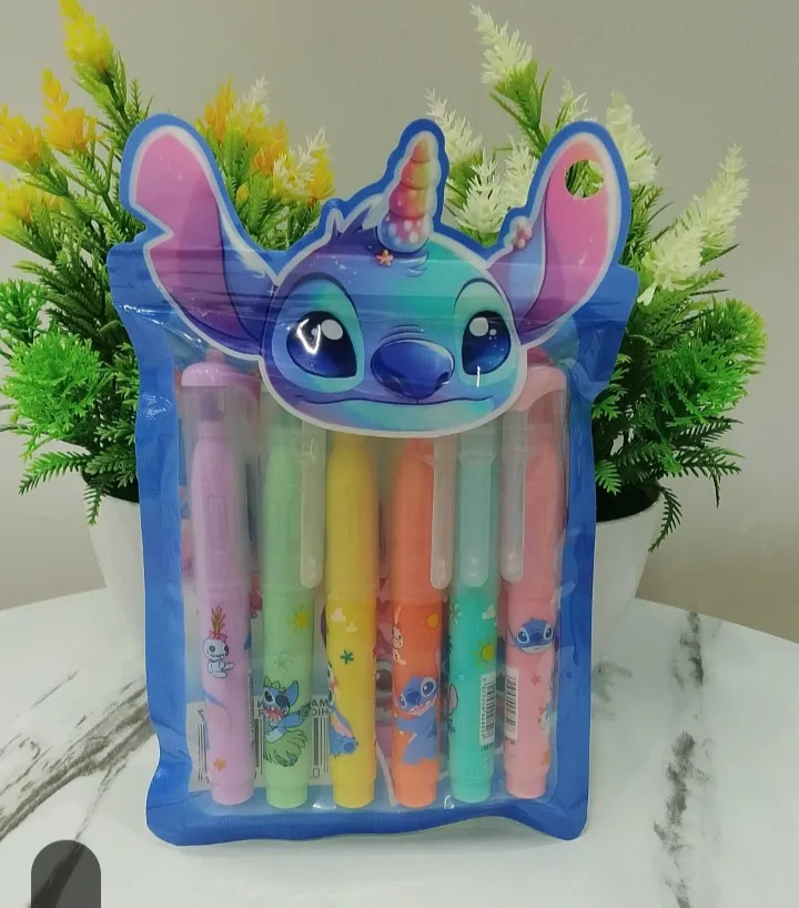 resaltadores Stitch 