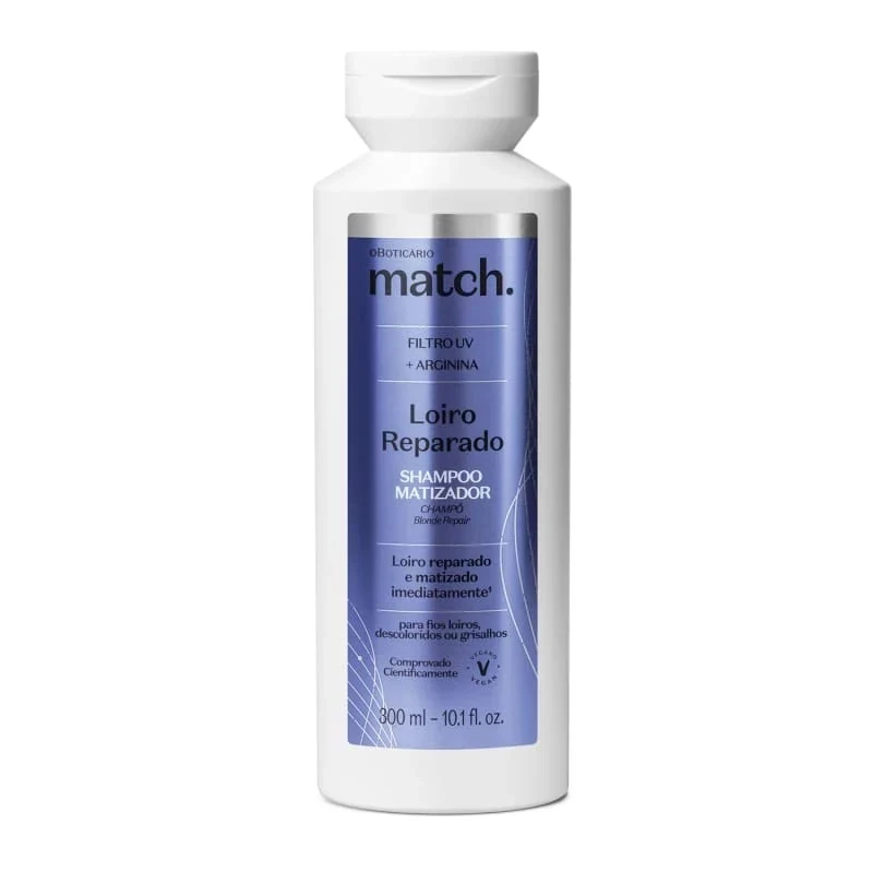 Match Blonde shampoo Reparacion cabello rubio 300ml