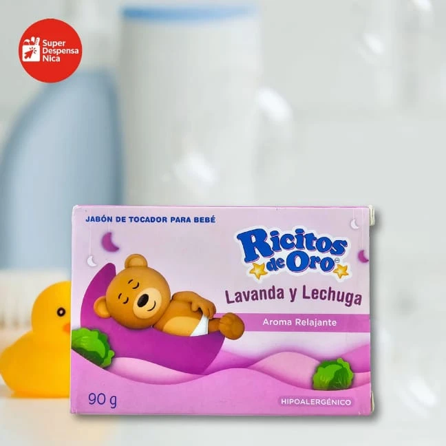 Jabón De Baño Ricitos De Oro Lavanda 90g