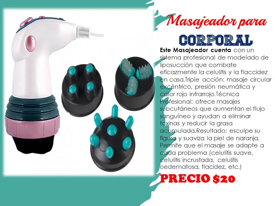 Masajeador para celulitis 