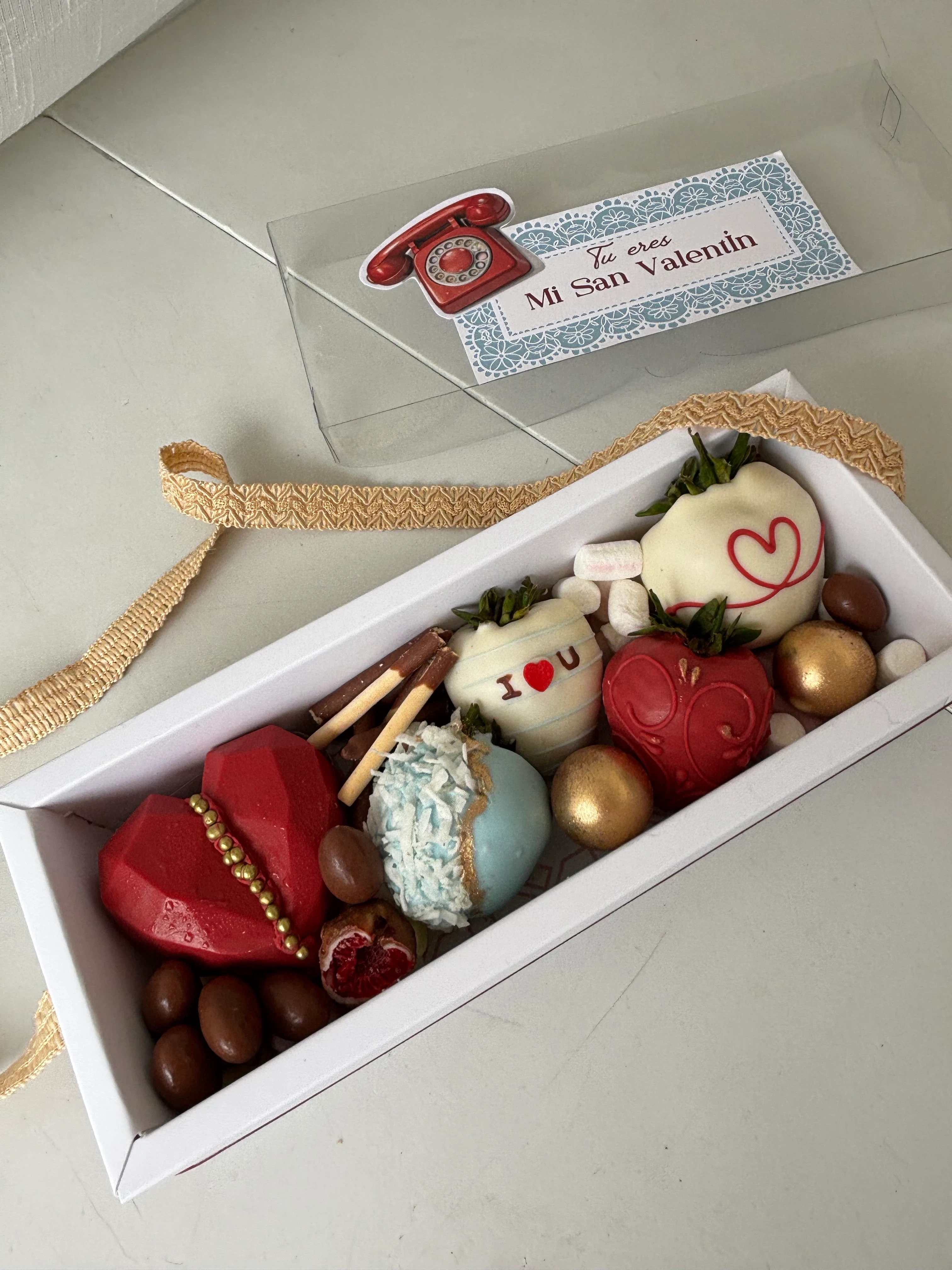 Caja deluz cartera enamorada