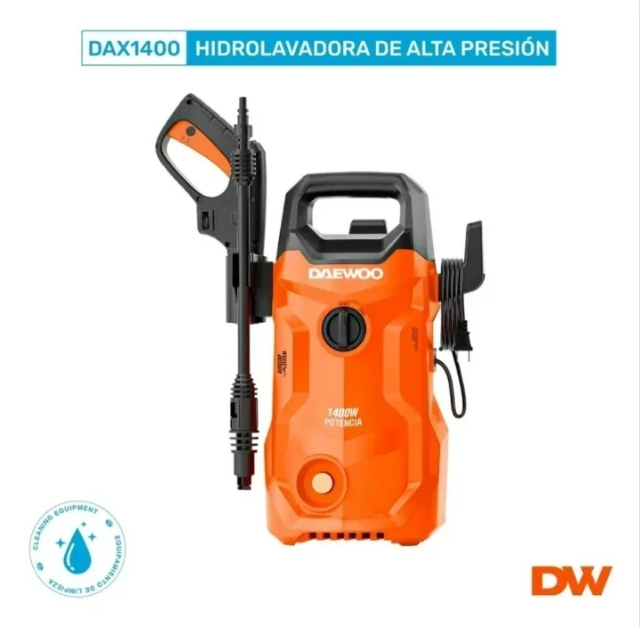HIDROLAVADORA DAEWOO DE ALTA PRESIÓN 1400W 3