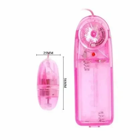 Bala vibradora Translúcida Rosa Control Alambrico
