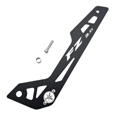 FZ 3.0 Lujo protector de cadena acero negro logo 3d cromado ML