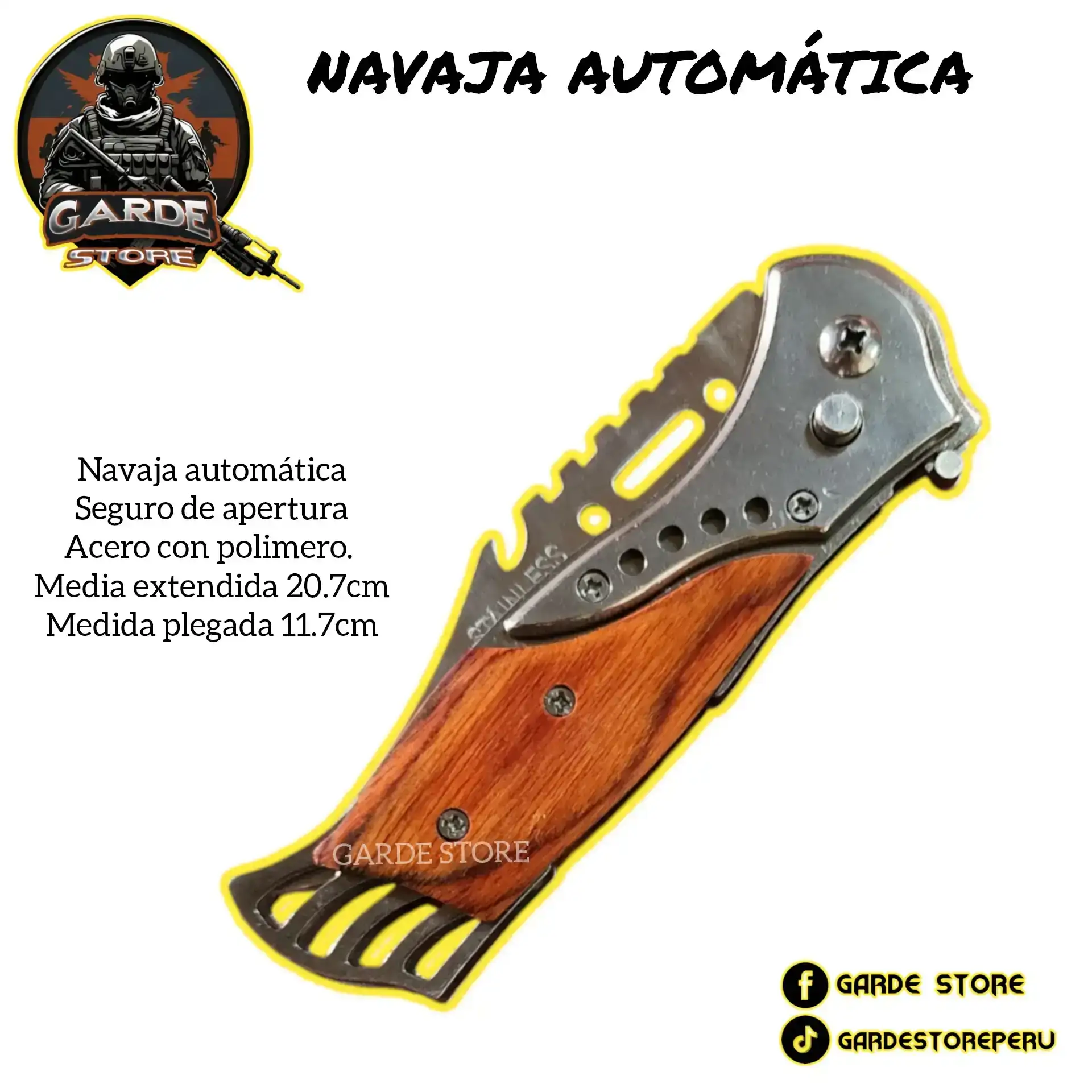 NAVAJA SEMI AUTOMÁTICA ECONÓMICA.  4