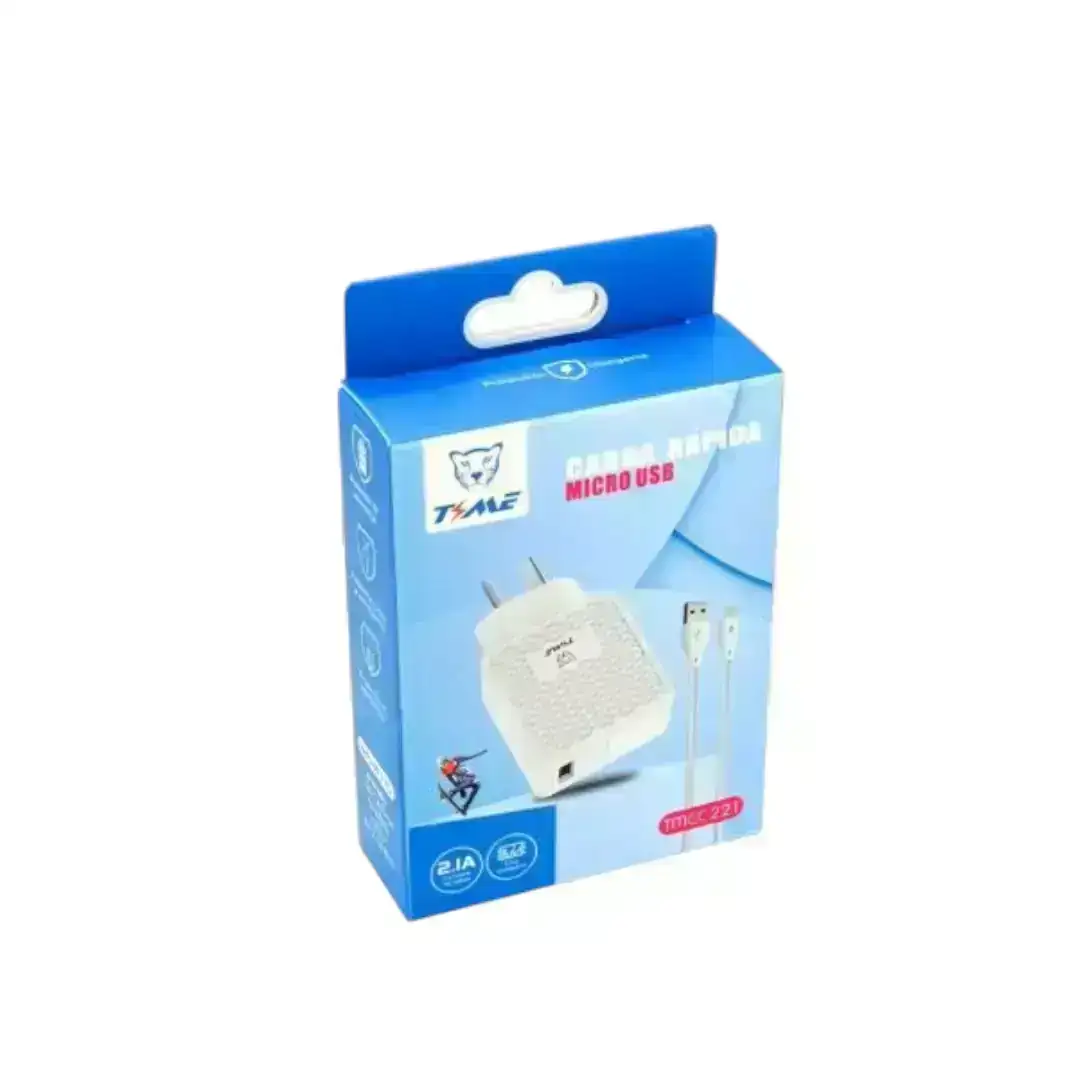 Cargador Micro USB V8 TIME 2.1A