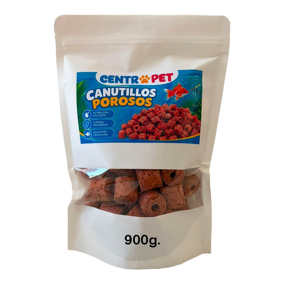 Canutillos Porosos Rojo de 900g Pj-270