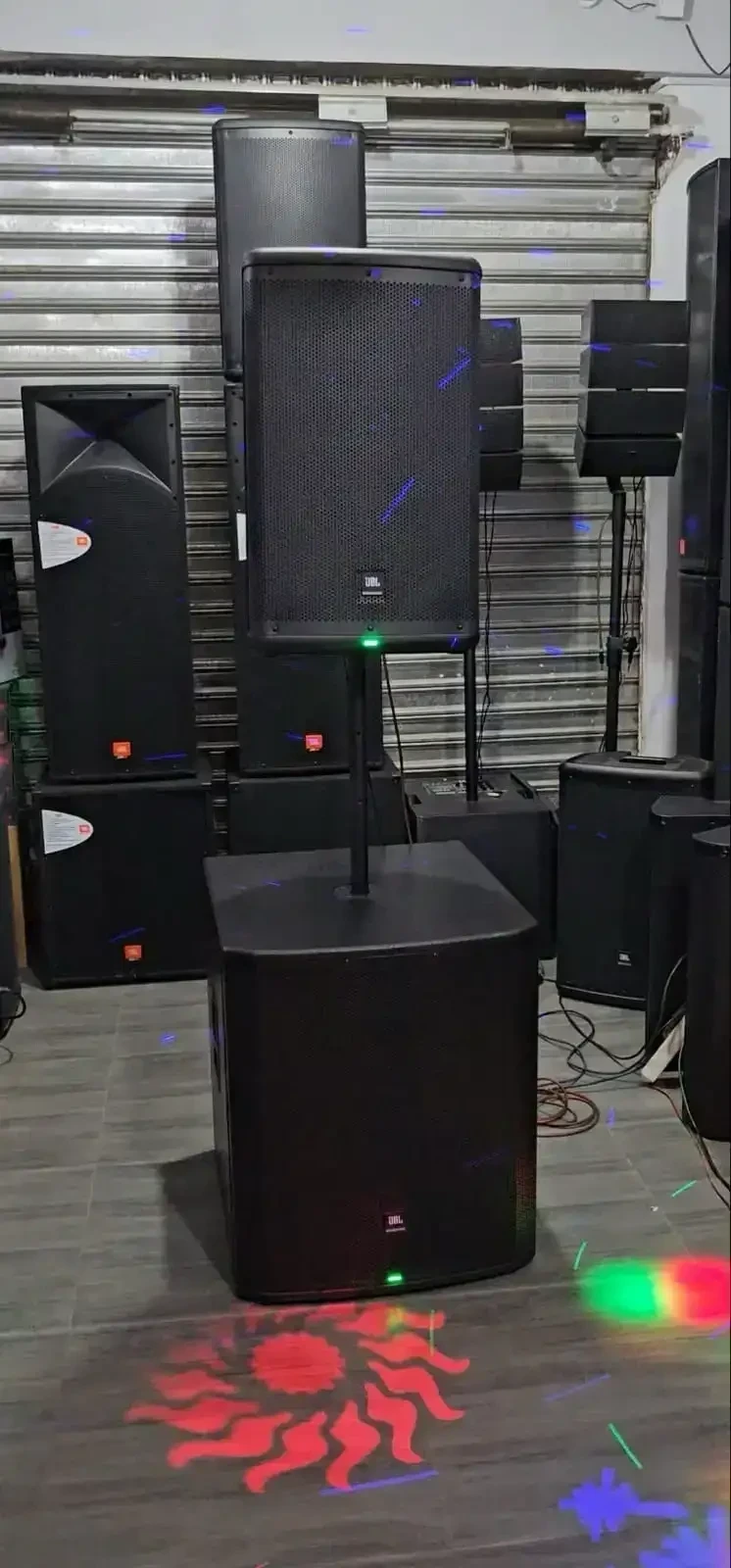 COMBO DE COLUMNA JBL EON 715 BLUETOOTH Y PRX 918XLF BLUETOOTH 💥