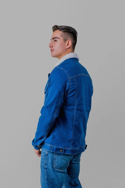 Chaqueta en Jean con ovejero  6