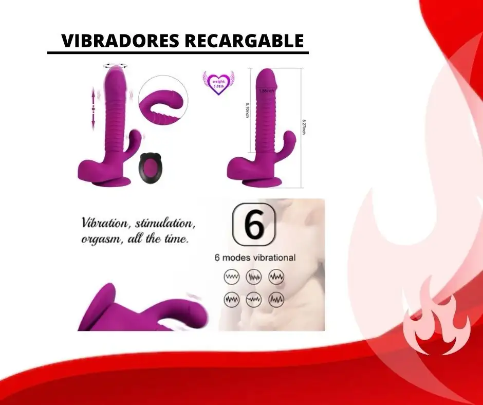 Dildo con vibrador