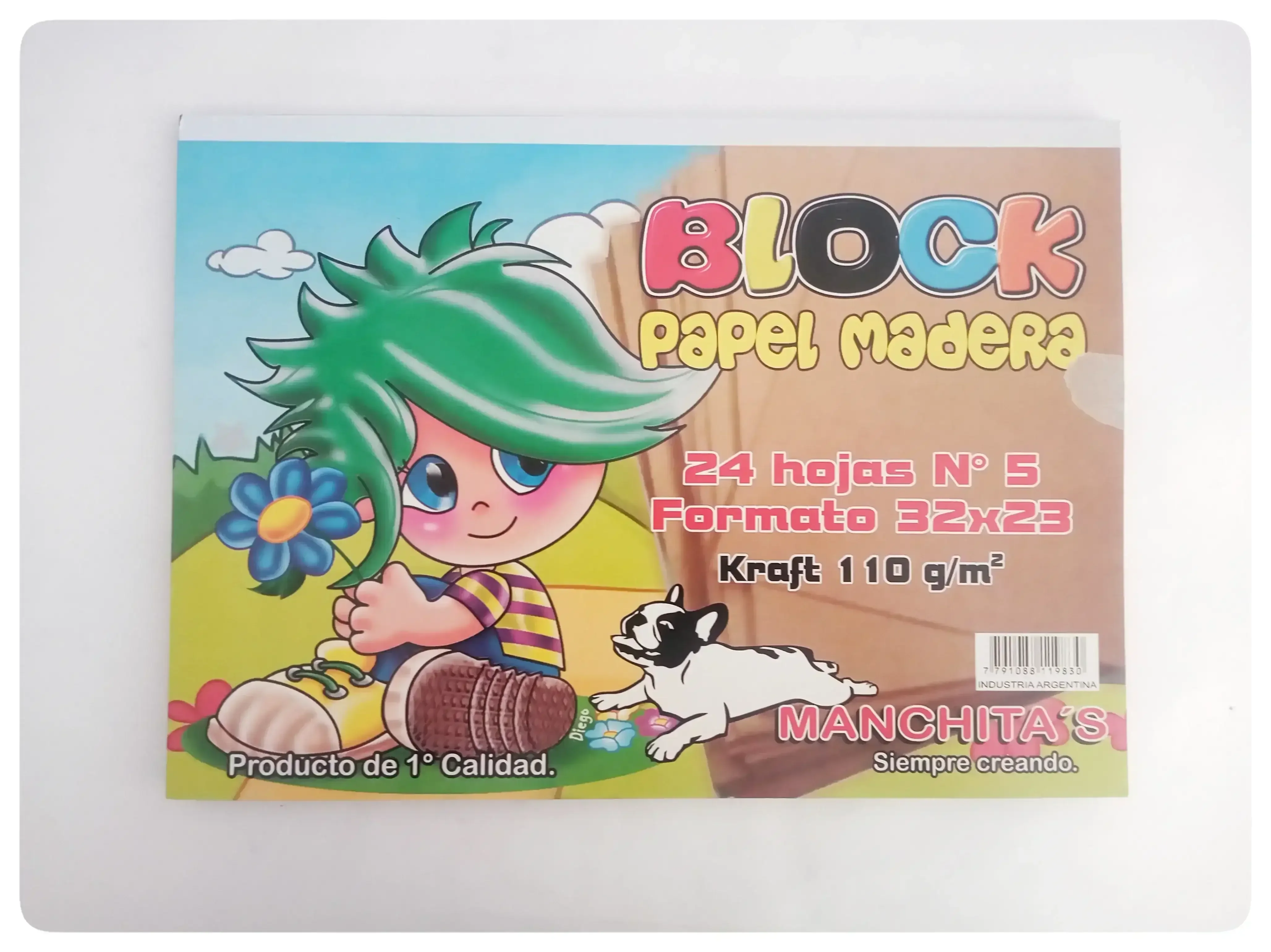 Block N5 papel madera