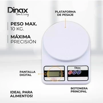 BALANZA COCINA DIGITAL DINAX