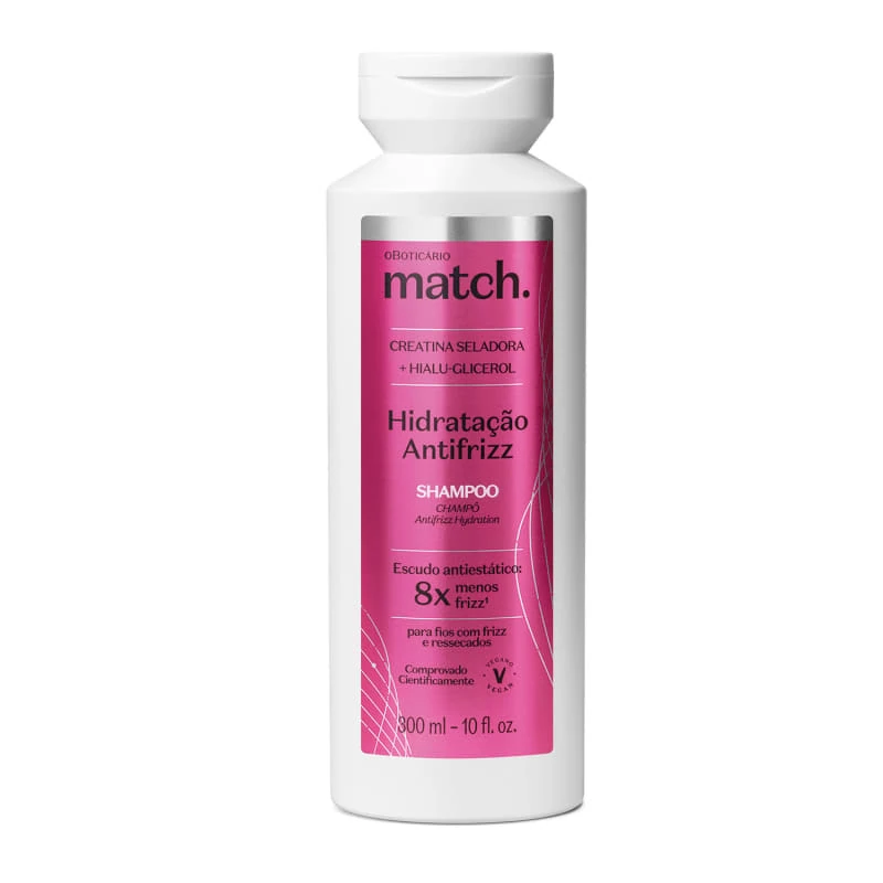 Match shampoo Hidratación Antifrizz 300ml