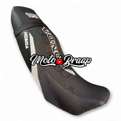 TP XR 150 L / TP XR 190 L / Forro Tapizado Cold Line Negro Negro gris cola Negra letrero en medio DW