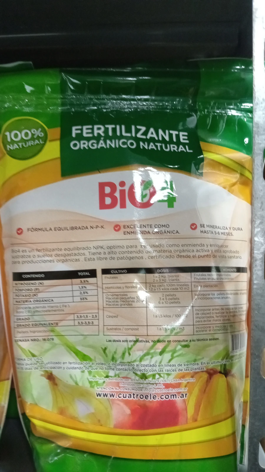 Fertilizante orgánico  3