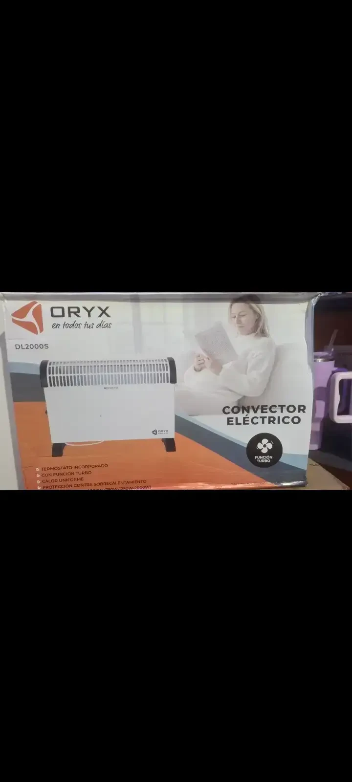 Calefactor con turbo 2000 watt