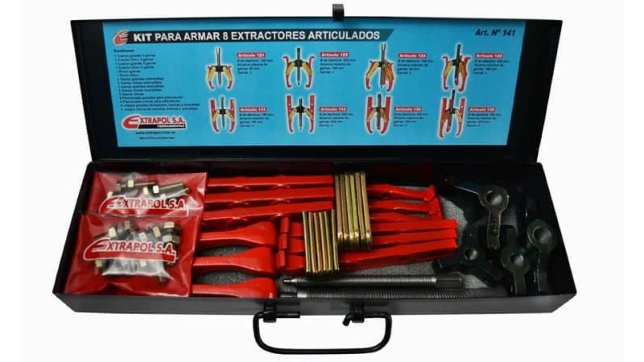Kit para armar 8 extractores articulados 141 Extrapol