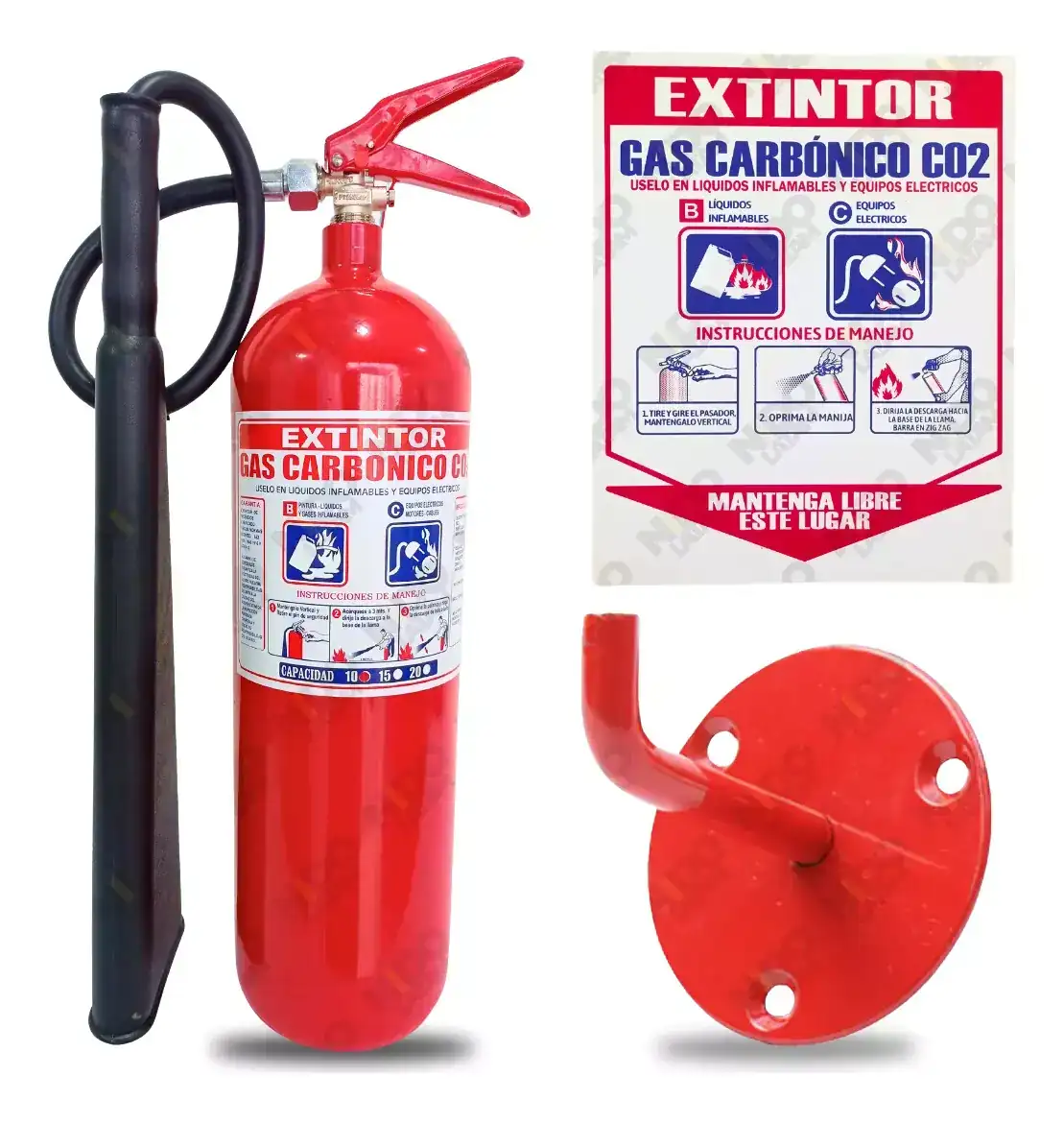 Extintor Co2 de 10 lb
