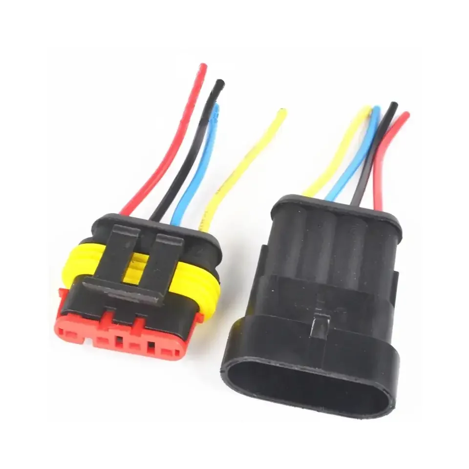 Conector tipo alemán 4 vías 