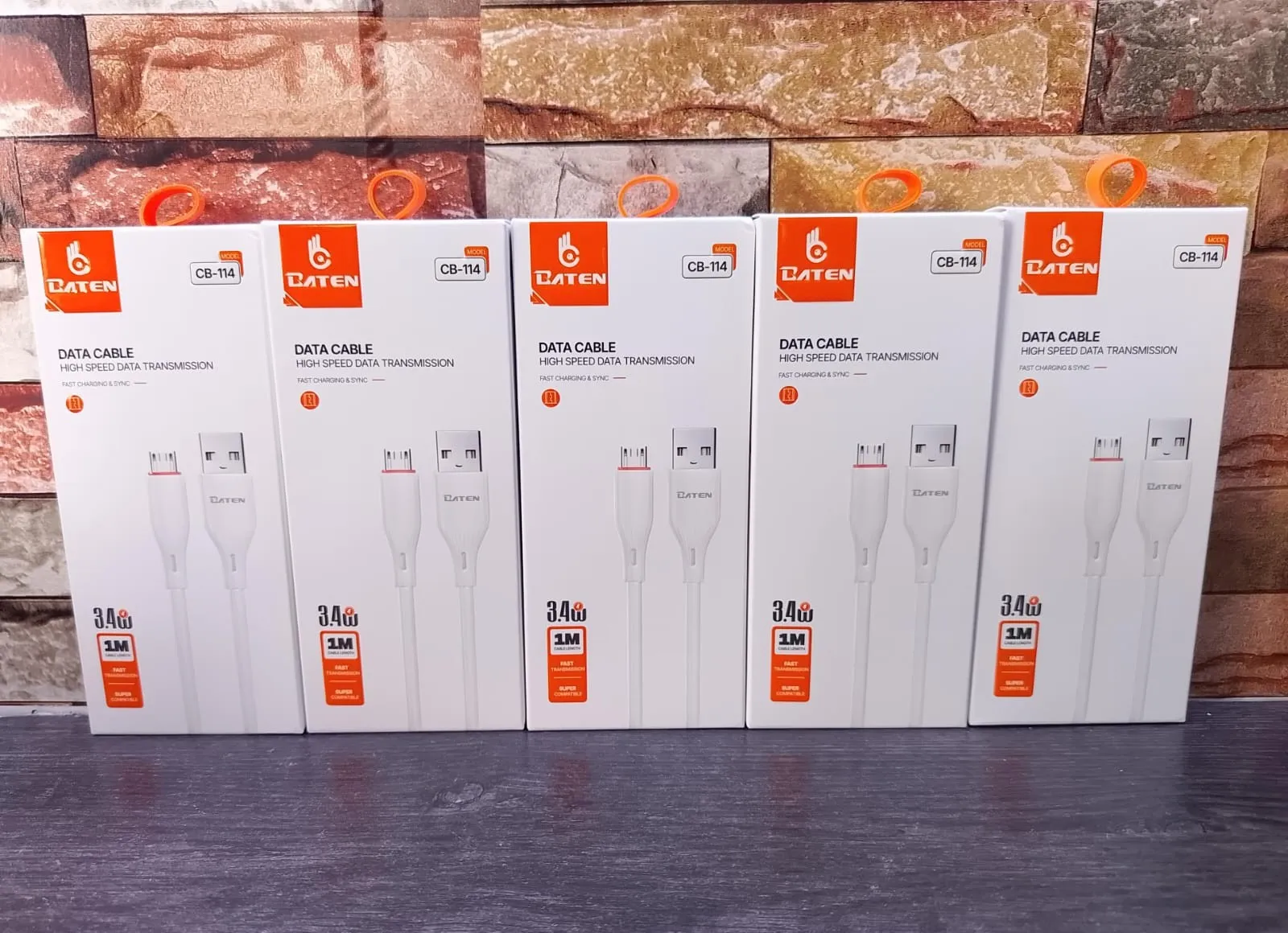CABLE  BATEN TIPO V8 1M 3.4 ALTA CALIDAD 