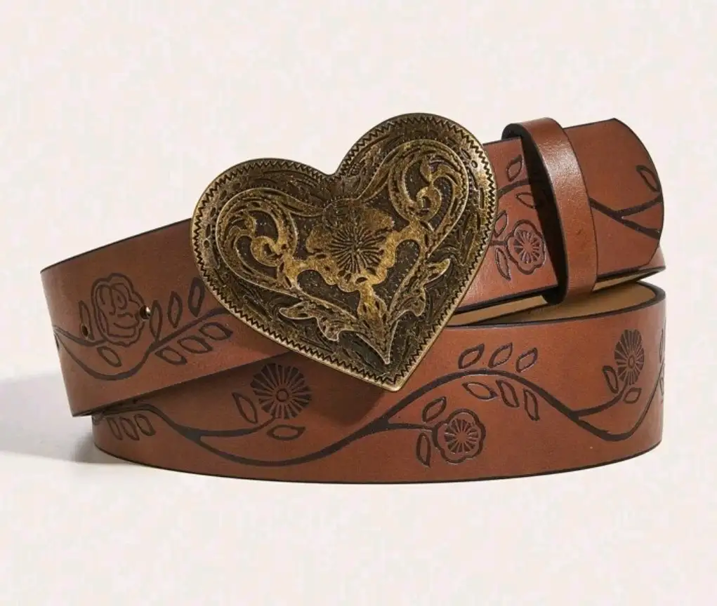 Cinto Camel Corazon 