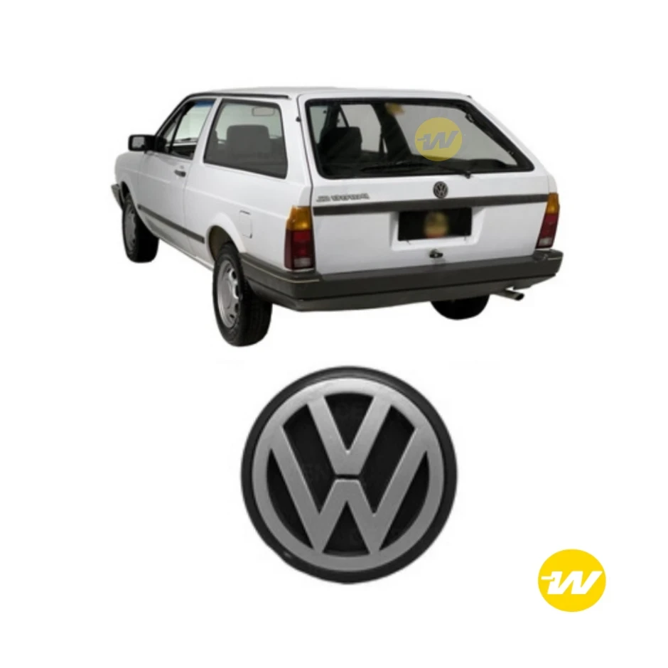 Logo Vw Tapa Trasera Parati 1982-1994 (Cuadrada)