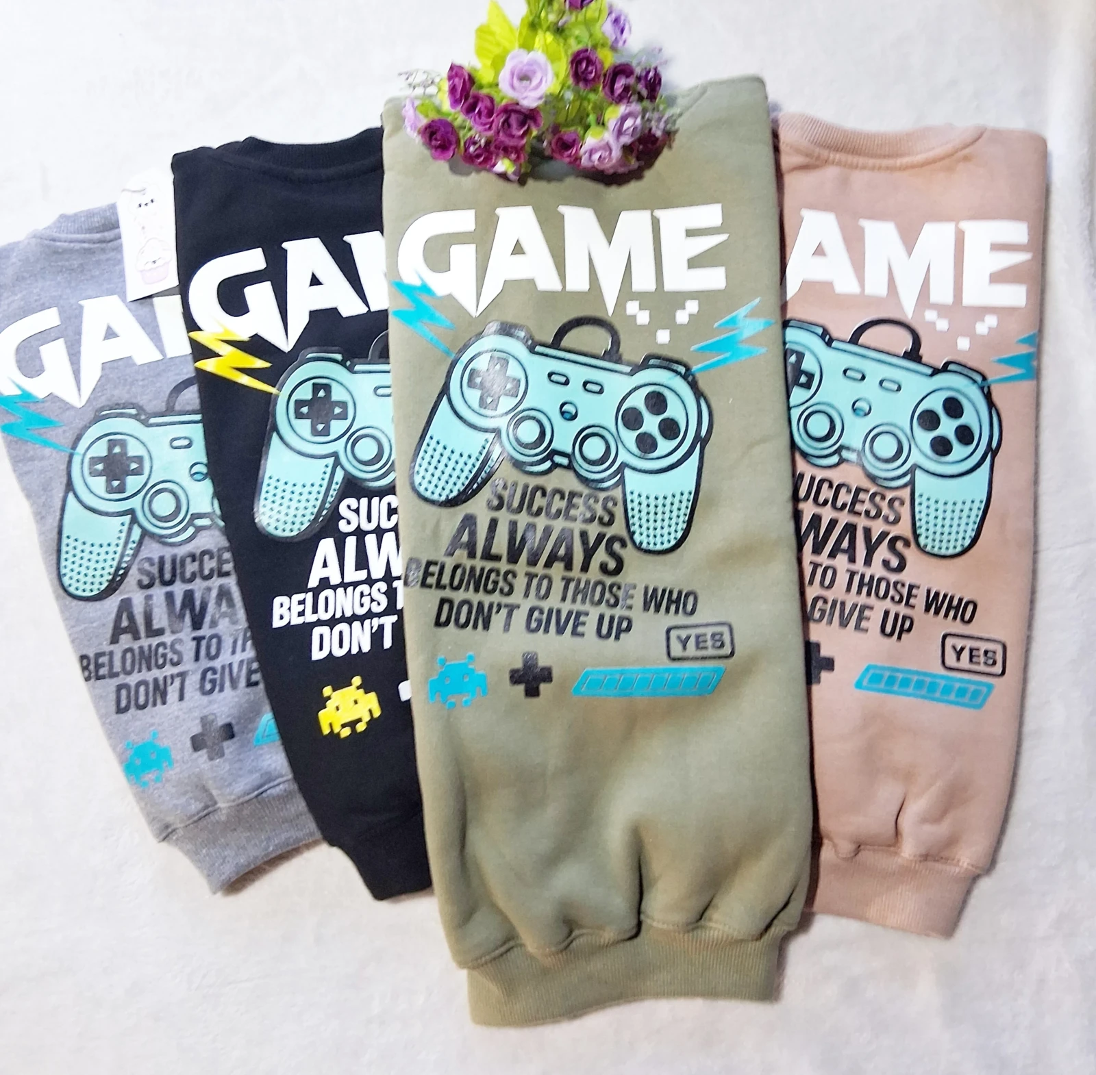 Buzo GAMER Frizado Niño💚 3