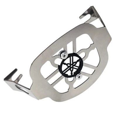 FZ 3.0 Resonador exosto acero cromado logo 3d negro ML
