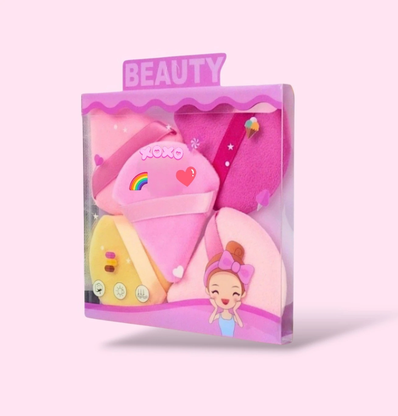 Set 5 Esponjas para Maquillaje Triangulares 