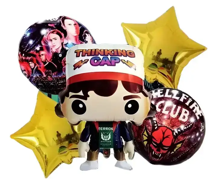 Set 5 globos de stranger things 