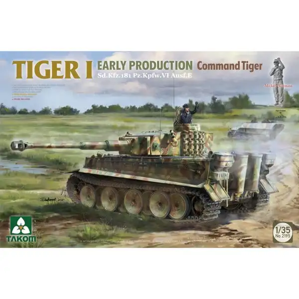 1/35 Takom  Sd.Kfz.181 Pz.Kpfw.VI Ausf.E Tiger 1 Command Tiger Michael Wittmann